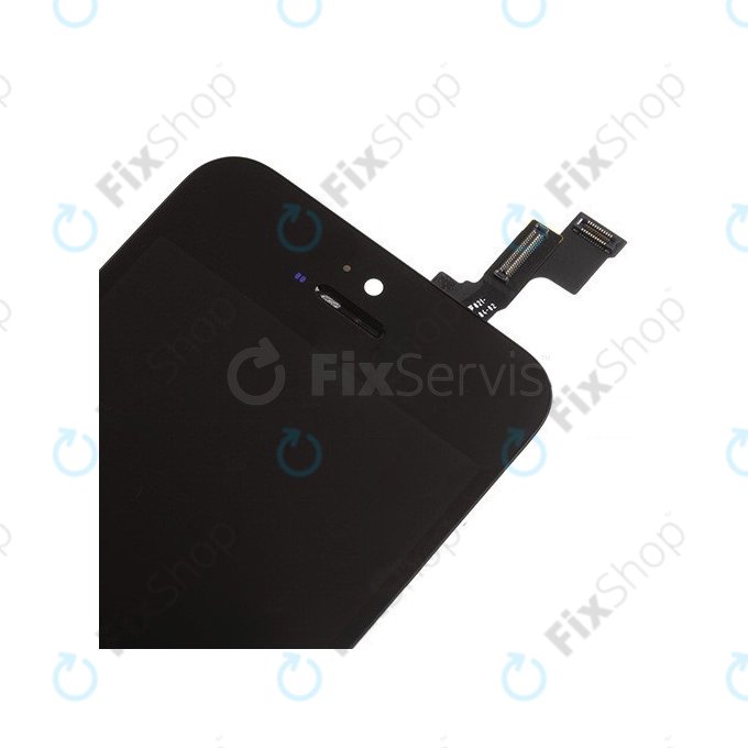 Wyświetlacz dla iPhone 5S, SE, Black, Ekran dotykowy z ramką