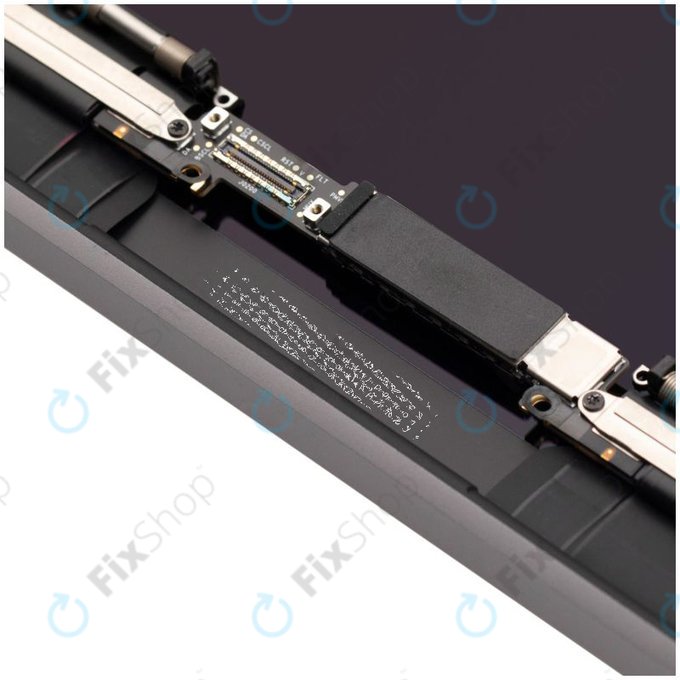 Wyświetlacz z przednim szkłem i obudową do MacBook Pro 15" A1990 (2018 - 2019), Space Gray, Refurbished