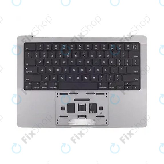 Górna rama klawiatury do MacBook Pro 14", A2918 (2023), z klawiaturą US i baterią, Space Gray, 661-35708, Genuine Apple