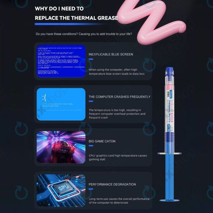 Pasta termoprzewodząca do telefonów/tabletów, 50g, iFixes i506 Pink Performance Thermal Compound