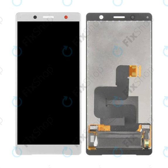 Wyświetlacz do Sony Xperia XZ2 Compact, Ekran dotykowy bez ramki, Srebrny, Silver, TFT