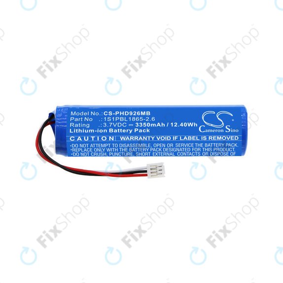 Bateria do Philips Avent SCD923P, SCD923/26, Avent SCD923, 3350mAh, Li-ion, 3.7V, 1S1PBL1865-2.6, HQ