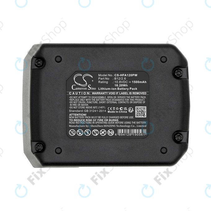 Bateria do Hilti PR 2-HS A12, 1500mAh, Li-Ion, 10.8V, B12/2.6, B12/4.0, 2077977, HQ