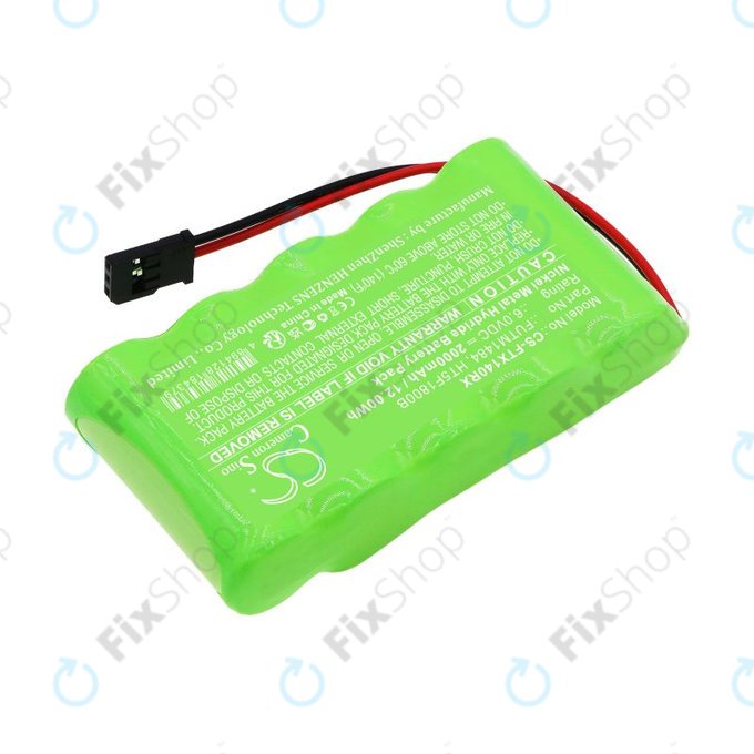 Bateria do Futaba 14SG, 4PKS, 2000mAh, Ni-MH, 6V, FUTM1484, HQ