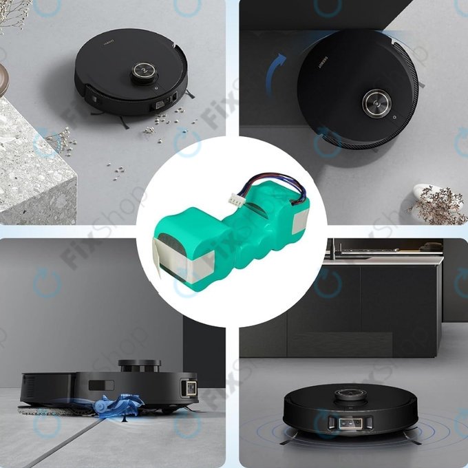 Bateria do Ecovacs Sweeper DD35, DM88, DM88, Ni-MH, 12,0V 3000mAh