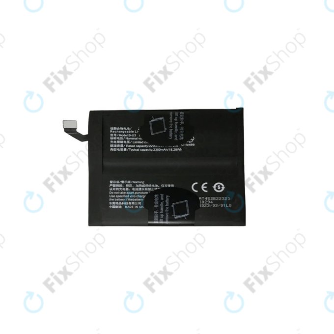 Bateria do Vivo X80 Pro 5G V2185A, V2145, B-U3, 4700mAh