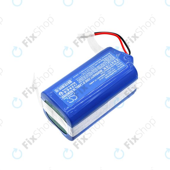 Bateria do Concept VR3110, VR3115, VR3000, 2600mAh, Li-Ion, 14.4V, INR18650 MH1-4S1P, HQ