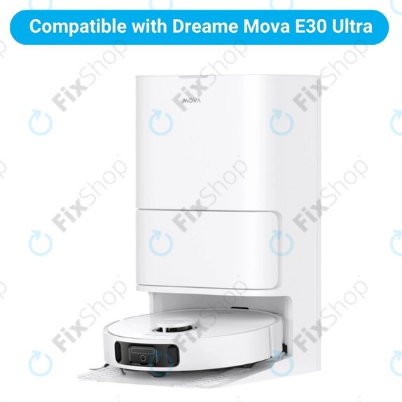 Zestaw części zamiennych do Xiaomi Dreame Mova E30 Ultra (1x Główna szczotka, 2x Filtr, 2x Szczotka boczna, 4x Ściereczka mopująca, 2x Worek na kurz)