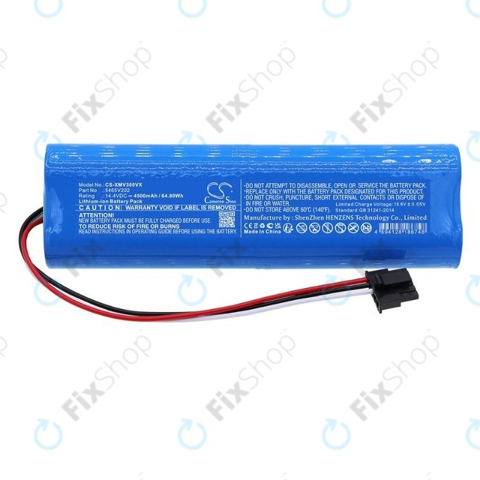Bateria do Xiaomi Viomi V2 Max, V3, Yeedi Vac 2 Pro, 5465V202, Li-Ion, 14,4V 4500mAh, HQ