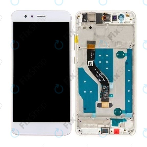 Wyświetlacz do Huawei P10 lite, Ekran dotykowy z ramką, Pearl White, TFT