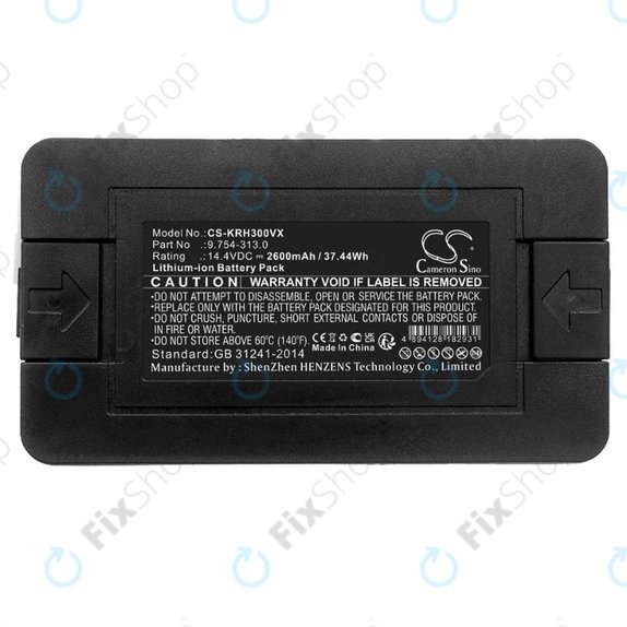 Bateria do Kärcher RC3, 9.754-313.0, Li-Ion, 14,4V 2600mAh, HQ