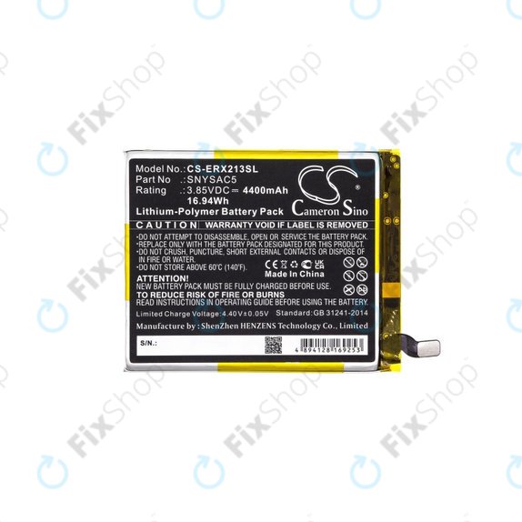 Bateria dla Sony Xperia 10 III, 4400mAh, Li-Pol, 3.85 V, SNYSAC5, HQ