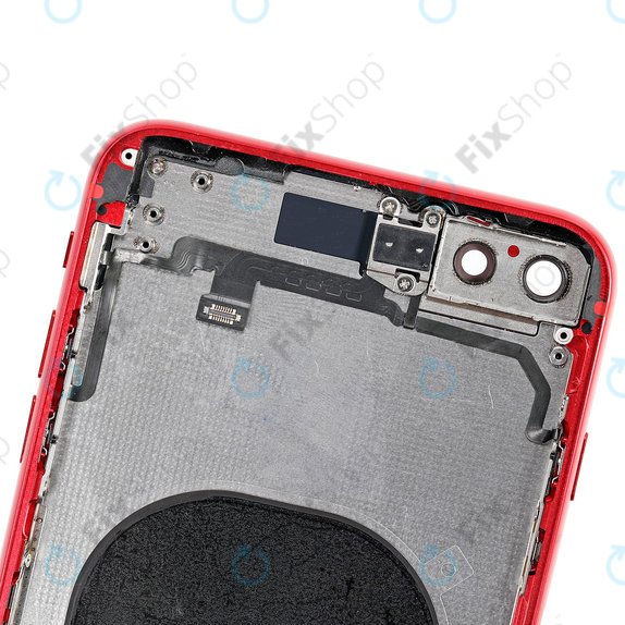 Tylna obudowa z malymi czesciami do iPhone 8 Plus, Czerwony, Red