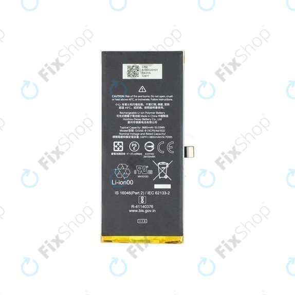 Bateria do Google Pixel 4a 5G, G025E, 3885mAh, G823-00201-01, Genuine Service Pack