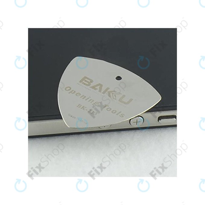 Metalowa kostka gitarowa do demontażu, Cienka, Baku BK-213