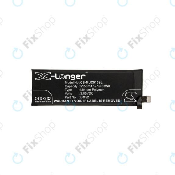 Bateria dla Xiaomi Mi Note 10 M190F4AG, 5150mAh, Li-Pol, 3.85 V, BM52, HQ