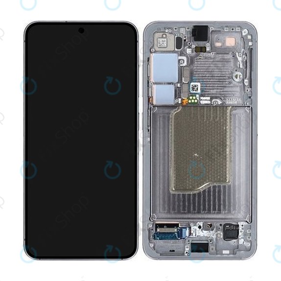 Wyświetlacz do Samsung Galaxy S25, Ekran dotykowy z ramką, Silver Shadow, GH82-36329A, Genuine Service Pack