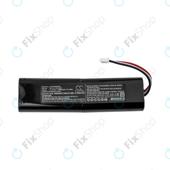 Bateria do Ecovacs Deebot Ozmo 900-seria, N-seria, T-seria, Yeedi Vac 2 Pro, S01-LI-148-2600, Li-Ion, 14,4V 2600mAh, HQ