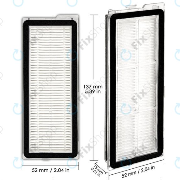 Filtr przeciwpyłowy, 2 szt. do Xiaomi Roborock QV 35A, QV 35S