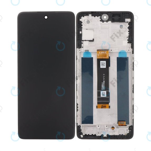 Wyświetlacz do TCL 50 Pro NxtPaper, Ekran dotykowy z ramką, Matte Black, TFT