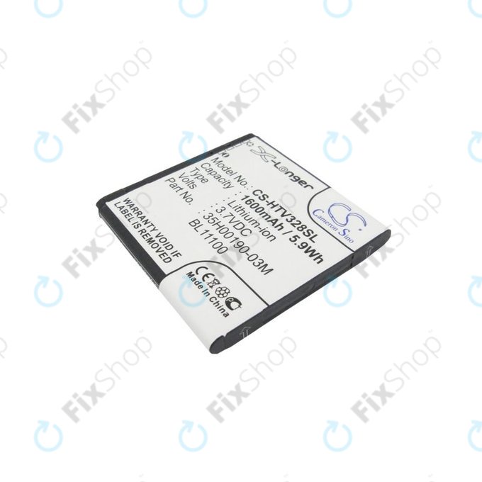 Bateria do HTC Desire X, Desire V, 1600mAh, Li-Ion, 3.7V, 35H00190-03M, HQ