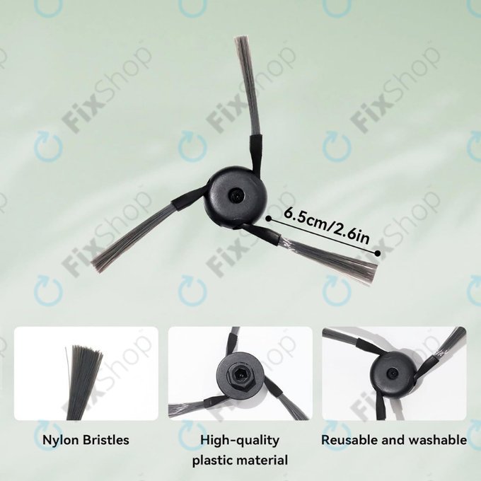 Szczotka boczna, 2 szt. do Xiaomi Dreame X50 Ultra, X40 Ultra, L40 Ultra, L40s Pro Ultra, Mova V50 Ultra, P60