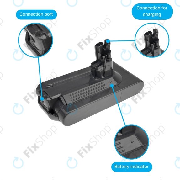 Bateria do Dyson V11, 299820, SV14, 970145-02 Li-Ion 25,2V 3600mAh