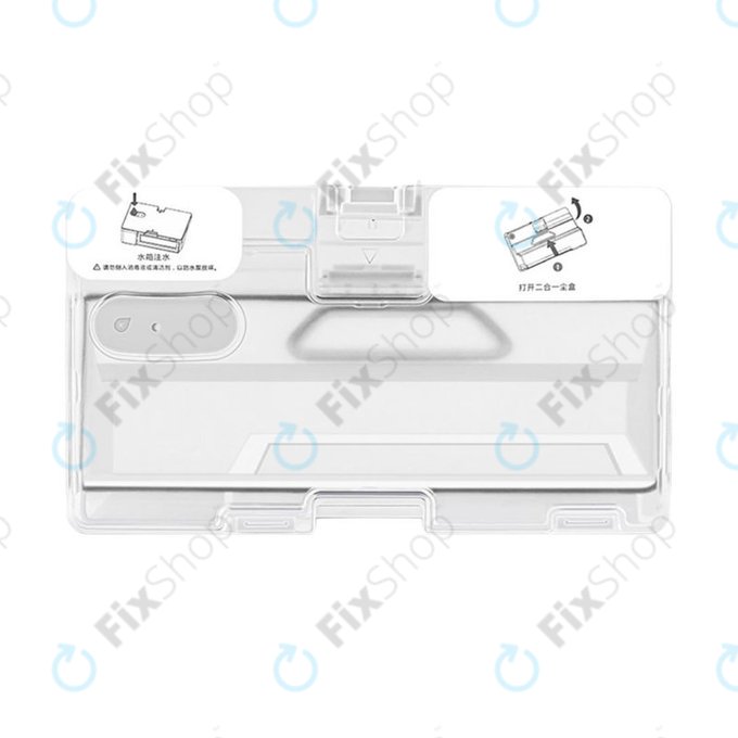 Pojemnik na kurz i zbiornik na wodę 2w1 do Xiaomi Mi Robot Vacuum Mop Essential Mijia G1