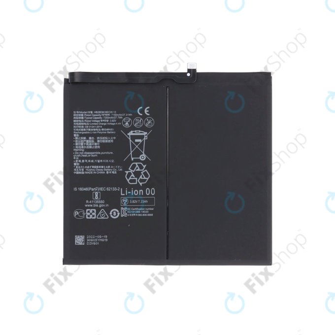 Bateria do Huawei MatePad 10.4", HB28D8C8ECW-12, 7250mAh