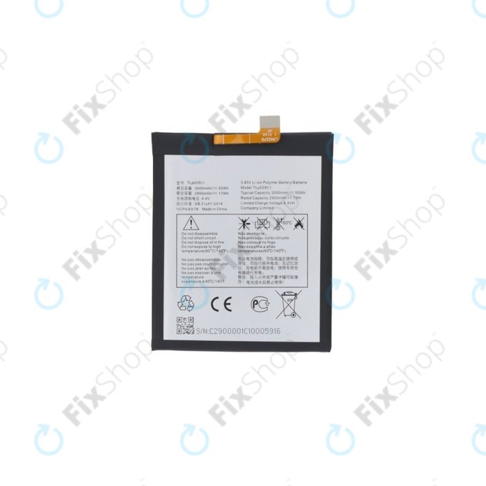 Bateria do Blackberry Key2 LE, TLP029C1, 3000mAh