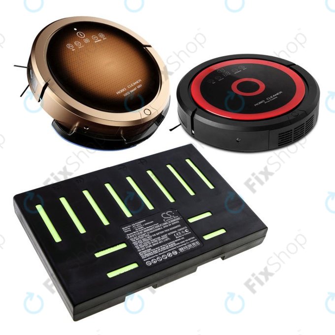 Bateria do Proscenic 902 Nono, Pro Coco, Robojet Air, 2500mAh, Ni-MH, 14.4V, E718074, HQ