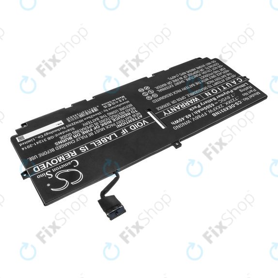 Bateria do Dell XPS 13 9300, 9380, 9310, 6500mAh, Li-Pol, 7.6V, 2XXFW, HQ
