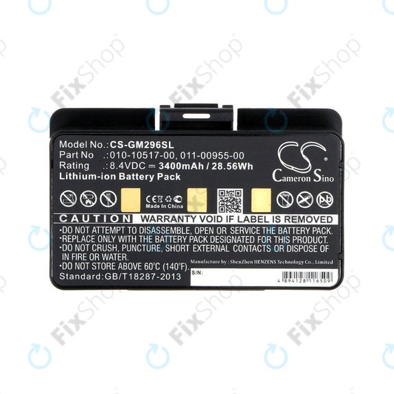 Bateria do Garmin GPSMAP, 3400mAh, Li-Ion, 8.4V, 010-10517-00, HQ