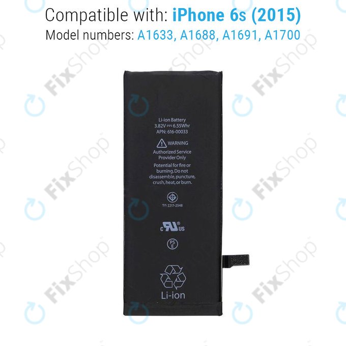 Bateria dla iPhone 6S, 1715mAh