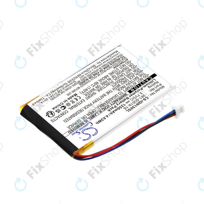 Bateria do Garmin Nüvi 1300, 1350, 1370, 1390, 1490, 1250mAh, Li-Pol, 3.7V, 361-00019-16, HQ