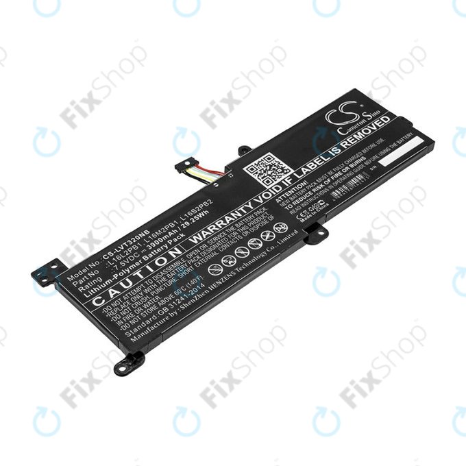 Bateria do Lenovo 320, 330, 520, Ideapad 320, 330, S145, 3900mAh, Li-Pol, 7.5V, L16L2PB1, HQ