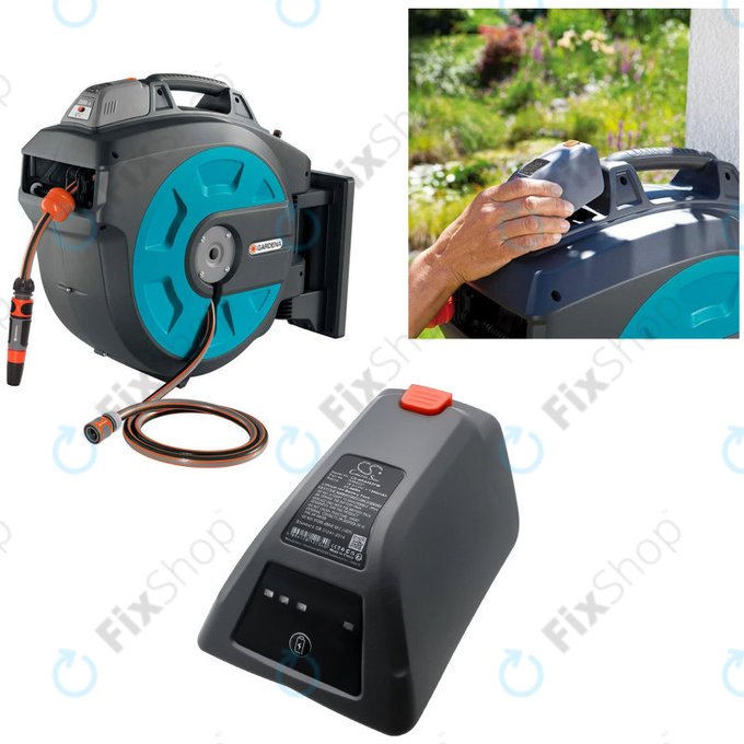 Bateria do Gardena Comfort Wand-Schlauchbox 35, 8025-20, 1500mAh, Li-Ion, 18V, 008A231, HQ