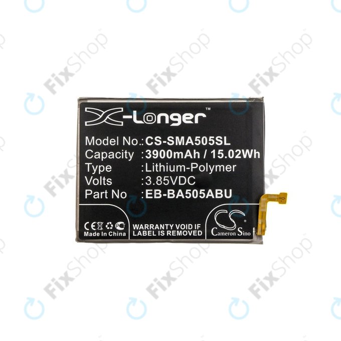 Bateria dla Samsung A20 A205F, 3900mAh, Li-Pol, 3.85 V, EB-BA505ABN, HQ