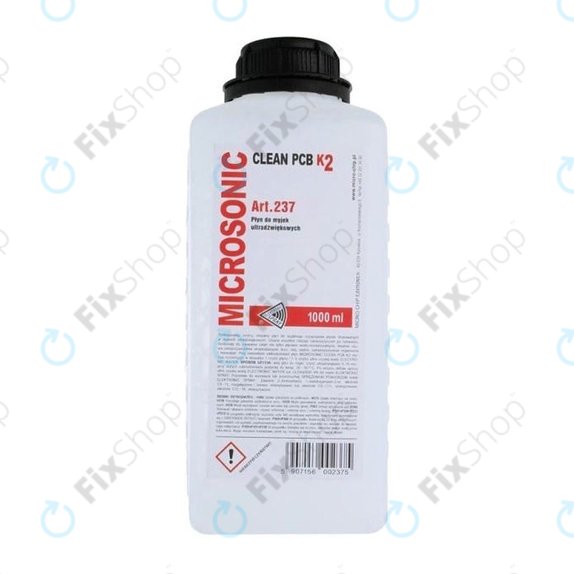 Ultrasonic Cleaner Liquid, 1000ml, Microsonic Clean PCB K2