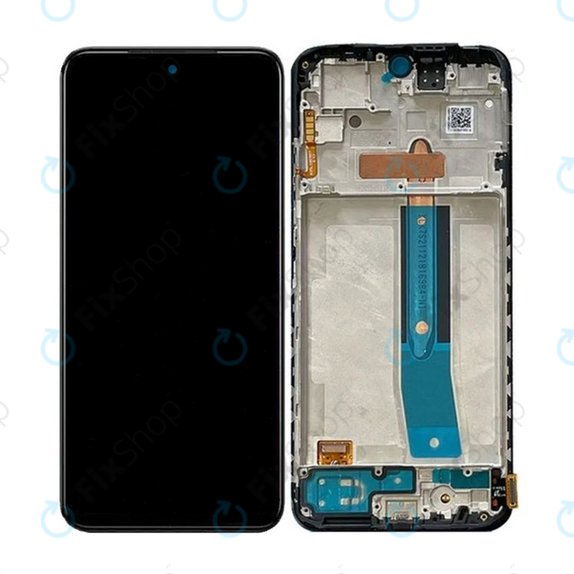 Wyświetlacz OLED do Xiaomi Redmi Note 12S, Ekran dotykowy z ramką, Onyx Black