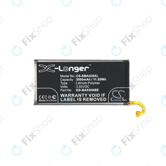 Bateria dla Samsung A8 A530F (2018), 3000mAh, Li-Pol, 3.85 V, EB-BA530ABE, HQ