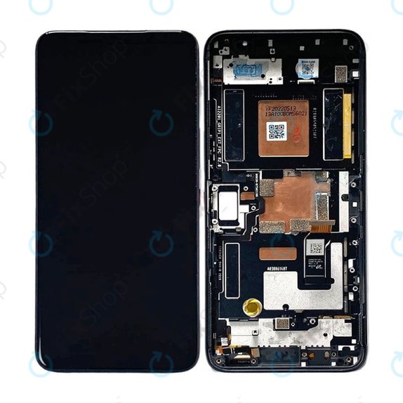 Wyświetlacz OLED do Asus ROG Phone 6 AI2201_C, 6 Pro AI2201_D, Ekran dotykowy z ramką, Phantom Black