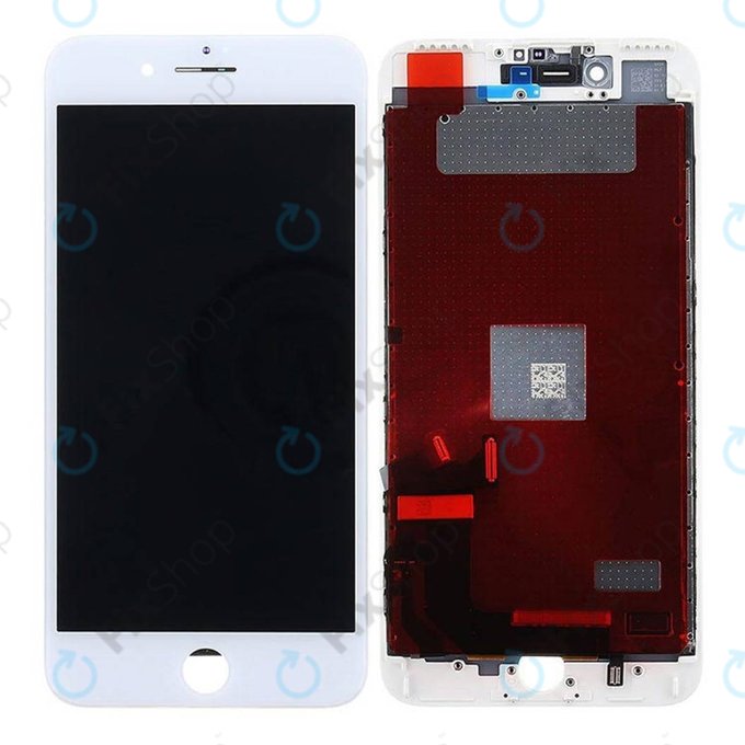 Wyświetlacz dla iPhone 7 Plus, White, Ekran dotykowy z ramką, Refurbished