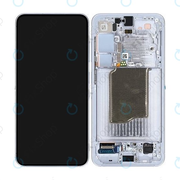 Wyświetlacz do Samsung Galaxy S25, Ekran dotykowy z ramką, Icyblue, GH82-36329C, Genuine Service Pack