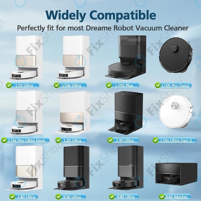 Ściereczka mopująca, 2 szt. do Xiaomi Dreame X40 Ultra, L40 Ultra, L10s Ultra, Pro Gen2, Mova E30 Ultra