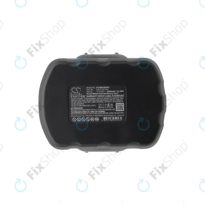 Bateria do Bosch 13614, 3000mAh, Ni-MH, 14.4V, 2 607 335 264, HQ