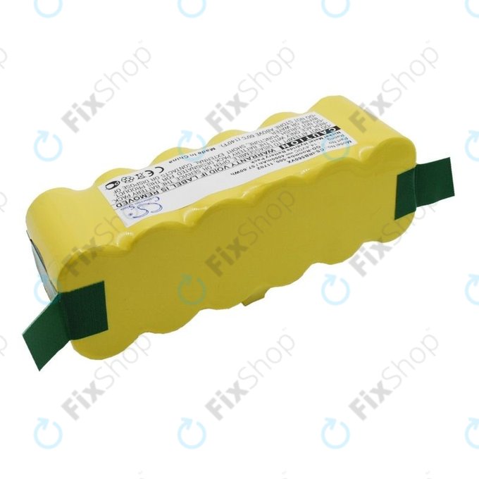 Bateria do iRobot Roomba 500, 600, 700, 800, 900-seria, R3, Scooba 450, Vileda 137173, 11702, GD-Roomba-500, VAC-500NMH-33, Ni-MH, 14,4V 4000mAh, HQ