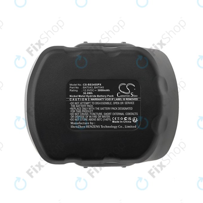 Bateria do Bosch 12V, BAT043, BAT045, 3000mAh