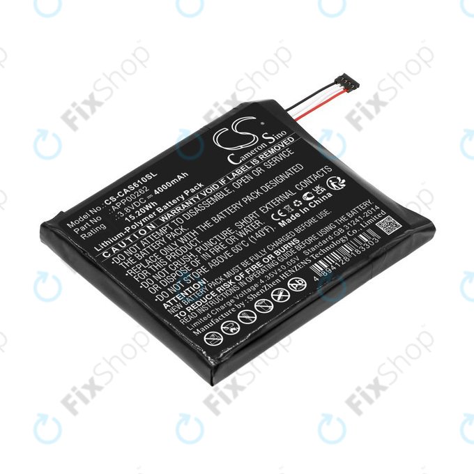 Bateria do CAT S61, 4000mAh, Li-Pol, 3.8V, APP00262, HQ