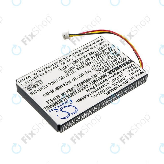 Bateria do Autec Air A4, A6, A8, 1200mAh, Li-Pol, 3.7V, BH3V7L, AIRBM3V7L, HQ
